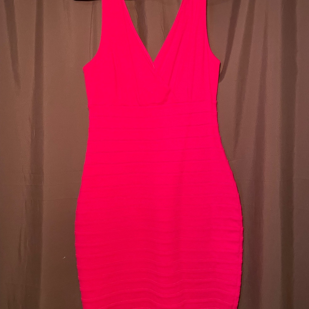 Express Vibrant Pink Dress